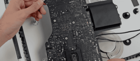 фотография процесса ремонта айфон