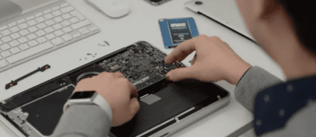 фотография процесса ремонта айфон